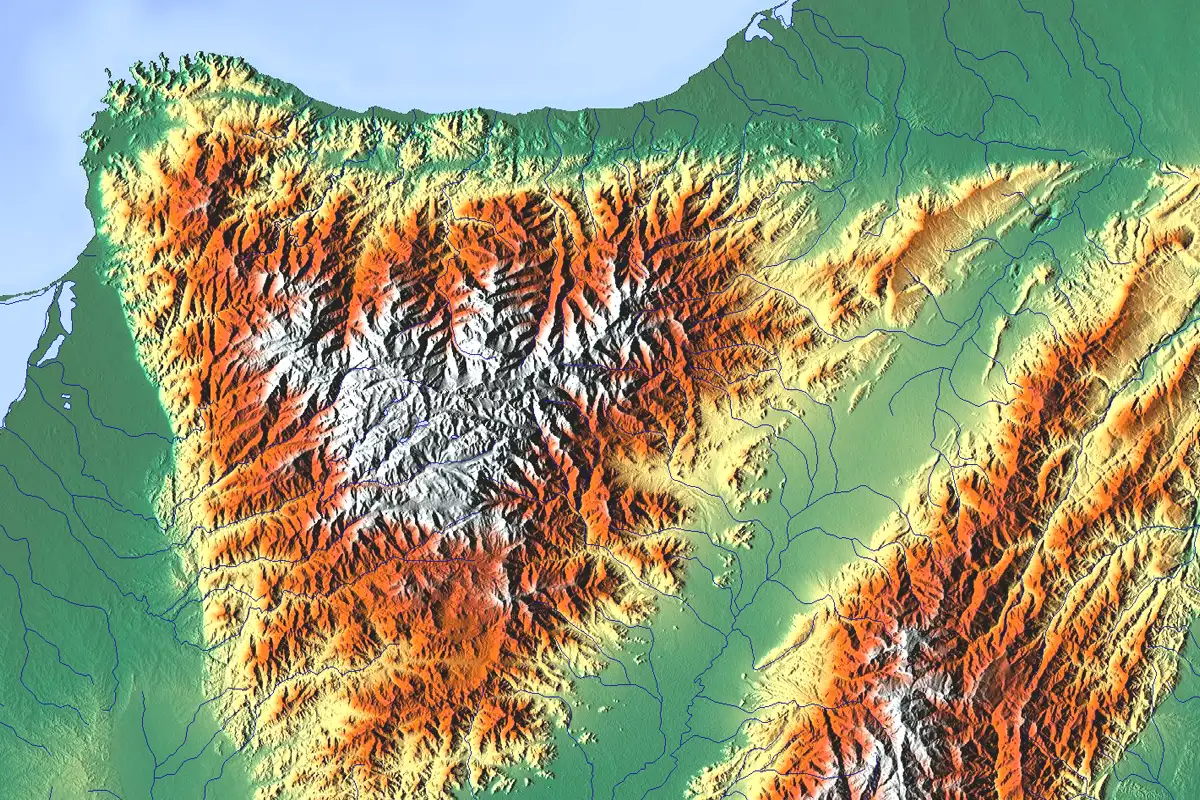 ubicación de la sierra nevada de santa marta